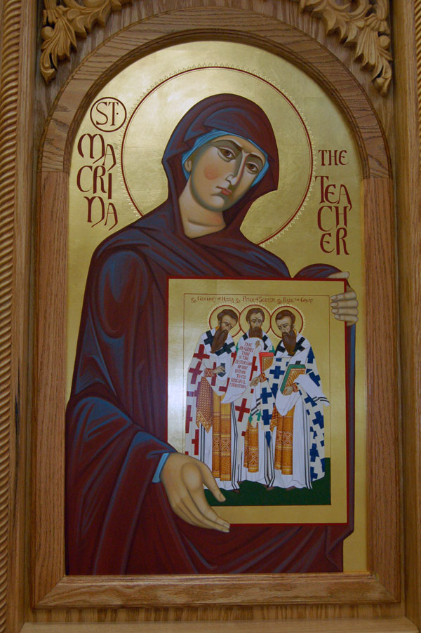 Macrina, born rich, chose to be poor, and established one of the first Christian communities on the family estate in Pontus, Cappodocia. She greatly influenced her brothers Gregory, Basil, Peter and Naucratios; three of them became bishops and saints. (Gregory is observed today in Korea and Hong Kong; the American Church commemorates him on 9 March.)