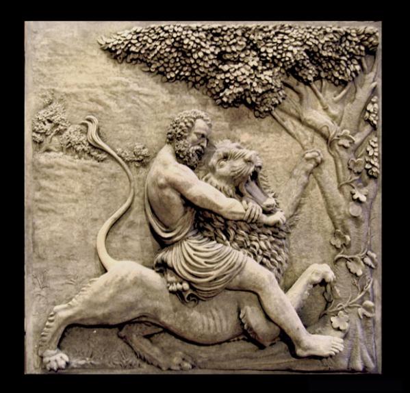Goran Gecovski: Samson Slaying the Lion