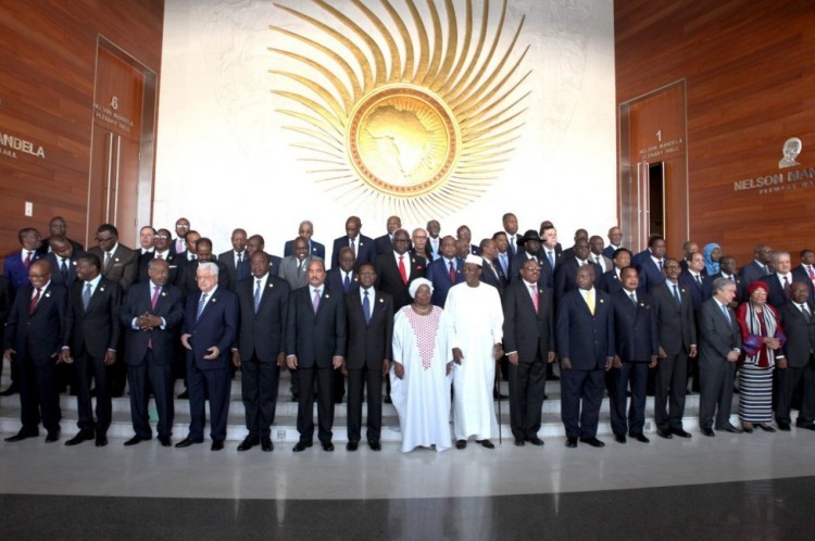 Heads of state of the African Union are holding a summit in Addis Ababa, Ethiopia, trying to plan their collective future in an era they believe will be marked by American indifference and disinvestment. An old idea being discussed anew is the creation of a continental trade pact to eliminate tariffs and align transportation systems; the nations currently trade less with each other than with Europe, Asia and the Americas. (European Press Agency)